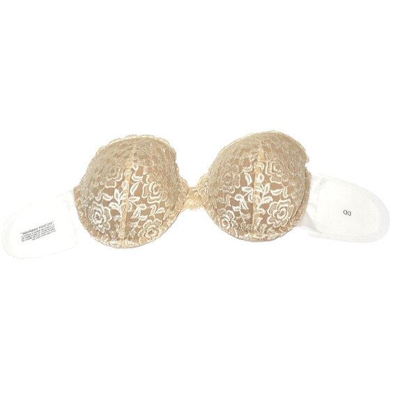 Strapless Backless Push Up Adhesive Reusable Seamless Invisible Bra for Women DD - Picture 2 of 13